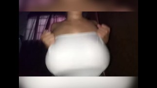 Katty Melodie Milk: Beautiful Latina Plays With Her Big Tits