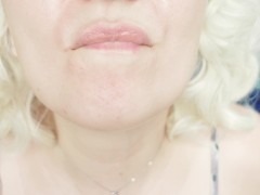 braces fetish: close up video mukbang