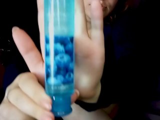 unpacking toys for sex and bdsm games (lubricant) part 3 of 7 + checking the quality of lubrication