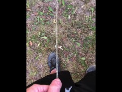 Here’s a weekend of my first morning pee outside my campsite each day
