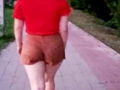 I just walk along the path along the street to the music, and they shoot me from behind)))