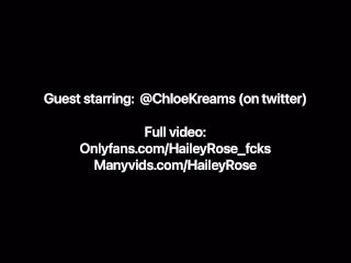 I let my husband fuck Chloe Kreams on the balcony IG:@Haileyrose.baby