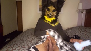 SCP Skull dog fucks dragon and fill it with so much cum