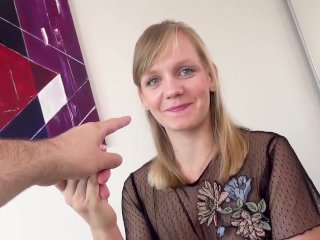 Messy Facial For First Time Blonde