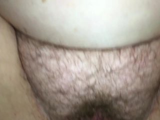 Chubby Wife Gets Her Hairy_Pussy Filled_with Hot_Cum