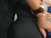 Preview 2 of Esta chica me baila bien  caliente perreo ricos en panty