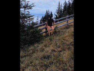 Jerk off to a village in the mountains