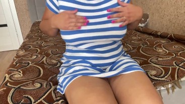 Сводная сестра с большими сиськами мастурбирует пизду для тебя-Luxury Eva