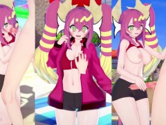 【エロゲーコイカツ！】遊戯王 Live☆Tw○nキスキル3DCG巨乳アニメ動画[Hentai Game Koikatsu!sunshine YuGiOh! Live☆Tw○n Ki-sikil]