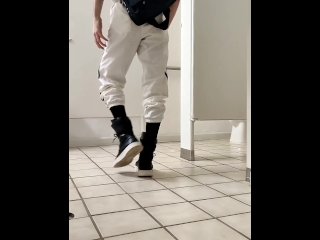 College jock butt ass naked in school bathroom