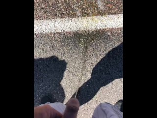 guy pissing, urinate, pee outdoor, amateur