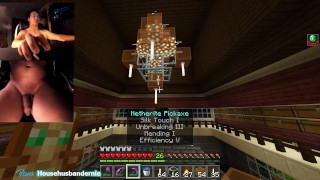 Minecraftの裸のEp.9をプレイして最後にシャンデリアを作り、工業地帯を仕上げる