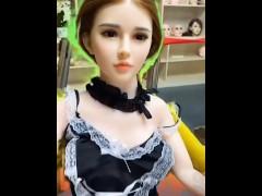 Tiktok PMV sex doll factory, guests actually shooting blonde sex dolls, sex doll videos