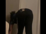 Preview 2 of Her Sexy Ass Tried on My Clothes (I had to deal with her )