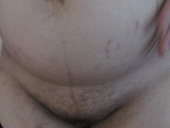 Slutty wife with a huge pregnant belly and big boobs homemade filming her sexy body!