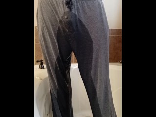 Wetting Pajama Pants