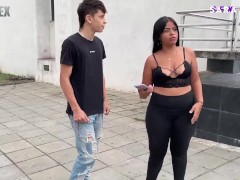 Video Ubersex in Bucaramanga - Real couple in the first appointment fucking in the car are recorded by the