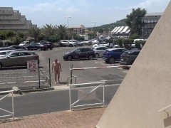 Walking around Town Naked