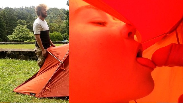 We turned our Tent into a Gloryhole!