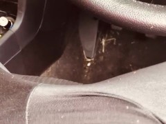 Irish milf fingers herself in risky public car masterbation !! ☘️🇮🇪☘️