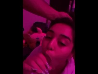 handjob, vertical video, petite gf, big cock