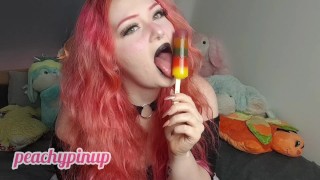 Alternative Redhead Fucks Her Ice Pole