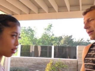 Sex with a very horny Asian neighbor - HD - Full screenshot number 2