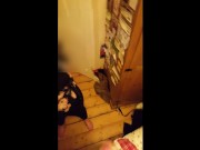 Preview 3 of Soaking ex girlfriend in piss and spraying pee all over her room [no sound]