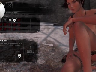 RISE OF THE TOMB RAIDER NUDE EDITION COCK CAM GAMEPLAY #4