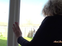 Video Aunt Judy's XXX - Busty BBW Stepmom Camilla Creampie catches her Stepson being a Pervert