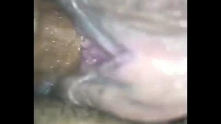 Creamy milf pussy being fucked
