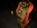 Fucking a Sexy Busty Goblin Girl Standing | 3D Porn