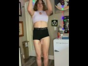 Preview 6 of Workout & cumshot in Nike Pros