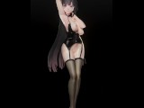 HONKAI IMPACT RAIDEN MEI HENTAI MMD 3D MUSIC DANCE MIXT BLACK HAIR COLOR EDIT SMIXIX