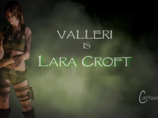Vallier is Lara Crof in De Confrontatie - Skyrim Porn