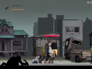 モンスターとゾンビに関する2dゲーム(都市のパラサイト)セックスシティゾンビランド