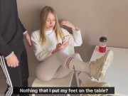 Insolent Girlfriend Threw Her Legs On The Table And Was Fucked For It. amature homemade anal
