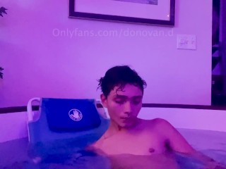 Donovan’s Hot tub session
