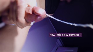 (Sissy training ASMR) Ben jij mijn goede kleine spermaslet? (Full: LaceVoid, com)