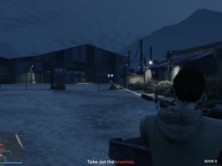 The Service Rifle Is Better ThanSEX - GTA_Online - 10 Wave Survival