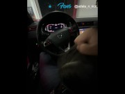Preview 4 of we get arrested!!! the cashier notices and call the police by suck a hottest dick in the car