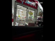 Preview 6 of we get arrested!!! the cashier notices and call the police by suck a hottest dick in the car