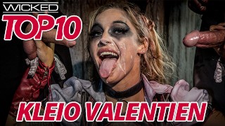 Wicked - 10 лучших видео Kleio Valenting - Блондинка Красотка С Чернилами Скачет И Трахает Большие Члены