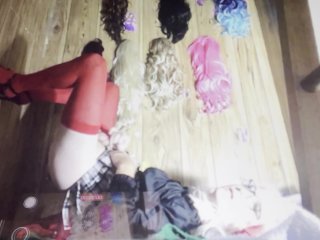 CindiCsissy shoots hot cum in her face