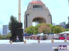 Video Mexican MILF with big tits gets caught in Balderas Park in Mexico City