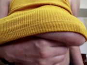 Preview 4 of UnderBoob HandJob! (compilation) - Amedee Vause