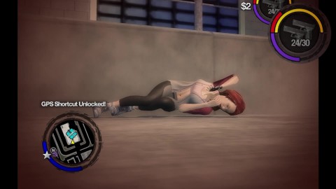 Saints Row 2 - Playa (protagonist) ryona + ragdoll