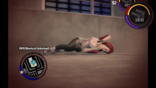 Saints Row 2 - Strand (hoofdpersoon) Ryona + ragdoll