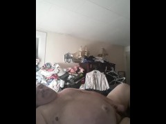 Obese stud finally cums