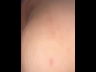 vertical video, female orgasm, bbw, double penetration